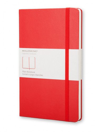 LIBRETA CLASICA TAPA DURA ROJA P (9X14CM) LISA MOLESKINE QP012R 9788862930024 | P/N: QP012R | Ref. Artículo: 842822