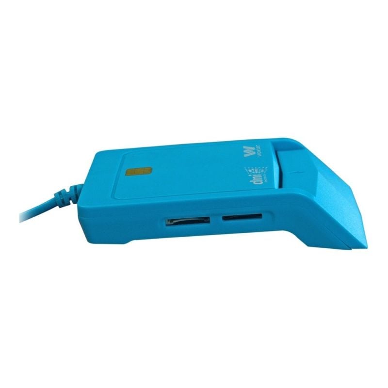 Lector de DNI y Tarjetas Woxter Combo PE26-146/ Azul/ USB 2.0/ Azul - Imagen 2