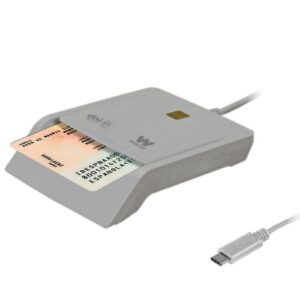 Lector de DNI y Tarjetas Woxter PE26-198/ USB Tipo-C/ Blanco 8435089048650 PE26-198 WOX-DNI PE26-198