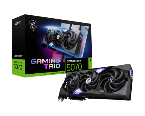 MSI GAMING GeForce RTX 5070 12G TRIO OC NVIDIA 12 GB GDDR7 4711377303927 | P/N: 912-V532-029 | Ref. Artículo: 1394105