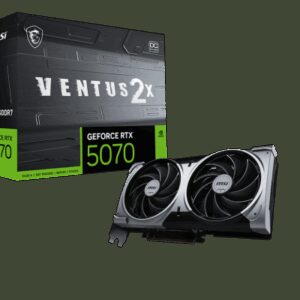 MSI GeForce RTX 5070 12G VENTUS 2X OC NVIDIA 12 GB GDDR7 4711377308229 | P/N: 912-V532-003 | Ref. Artículo: 1394125
