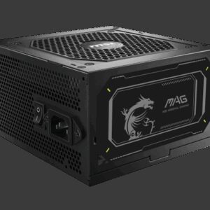 MSI MAG A850GL PCIE5 II unidad de fuente de alimentación 850 W 20+4 pin ATX ATX Negro 4711377246682 | P/N: 306-7ZP8D11-CE0 | Ref. Artículo: 1399410