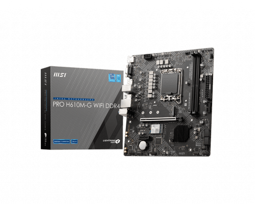 MSI PRO H610M-G WIFI DDR4 placa base Intel H610 LGA 1700 micro ATX 4711377020626 | P/N: 911-7D46-070 | Ref. Artículo: 1369390