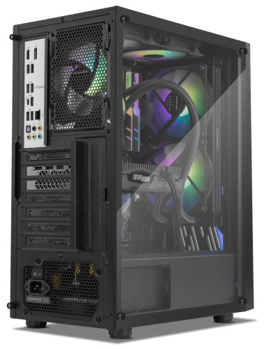 NOX Hummer Frost Midi Tower Negro - Imagen 13