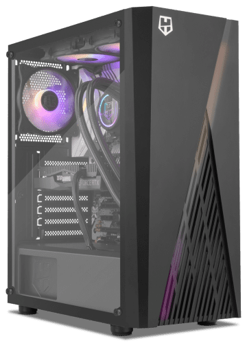 NOX Hummer Frost Midi Tower Negro - Imagen 9