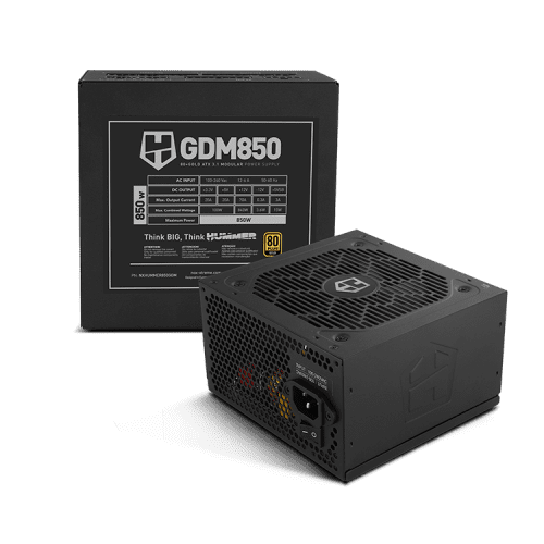NOX Hummer GDM 850W GOLD unidad de fuente de alimentación 20+4 pin ATX ATX Negro - Imagen 8