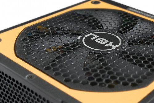 NOX Urano VX Bronze Edition unidad de fuente de alimentación 750 W 20+4 pin ATX ATX Negro, Naranja - Imagen 5