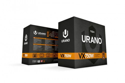 NOX Urano VX Bronze Edition unidad de fuente de alimentación 750 W 20+4 pin ATX ATX Negro, Naranja - Imagen 10