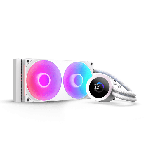 NZXT KRAKEN 240 RGB V2 - 240MM AIO LIQUID COOLER W/ 1.54IN. DISPLAY & RGB CORE FAN ENTRY VERSION (WHITE) 5056547205229 | P/N: RL-KR240-W2 | Ref. Artículo: 1397991