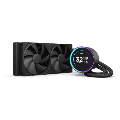 NZXT Kraken Elite 240 Procesador Sistema de refrigeración líquida todo en uno 12 cm Negro 1 pieza(s) 5056547204116 | P/N: RL-KN24E-B2 | Ref. Artículo: 1386572