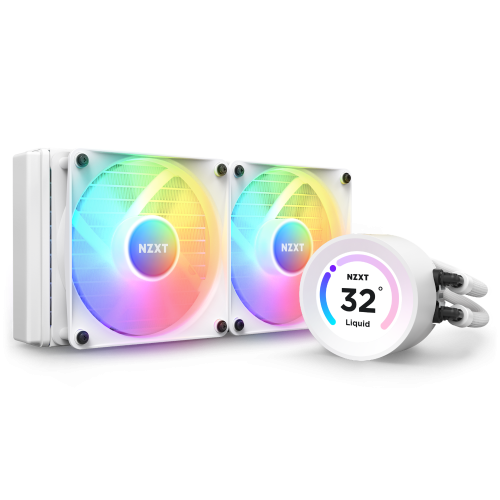 NZXT Kraken Elite 240 RGB Procesador Sistema de refrigeración líquida todo en uno 12 cm Blanco 1 pieza(s) 5056547202242 | P/N: RL-KR24E-W1 | Ref. Artículo: 1382155