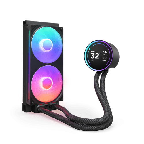 NZXT Kraken Elite 240 RGB Procesador Sistema de refrigeración líquida todo en uno 12 cm Negro 1 pieza(s) - Imagen 2