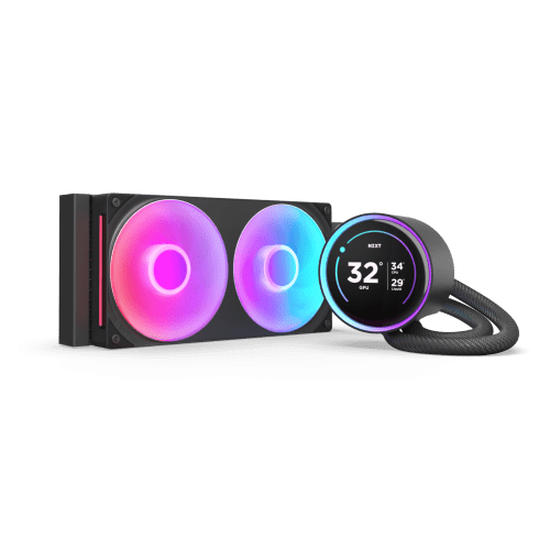 NZXT Kraken Elite 240 RGB Procesador Sistema de refrigeración líquida todo en uno 12 cm Negro 1 pieza(s) 5056547204147 | P/N: RL-KR24E-B2 | Ref. Artículo: 1386574