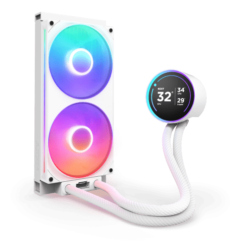 NZXT Kraken Elite 280 RGB Procesador Sistema de refrigeración líquida todo en uno 14 cm Blanco 1 pieza(s) - Imagen 2