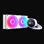 NZXT Kraken Elite 280 RGB Procesador Sistema de refrigeración líquida todo en uno 14 cm Blanco 1 pieza(s) 5056547204178 | P/N: RL-KR28E-W2 | Ref. Artículo: 1386577