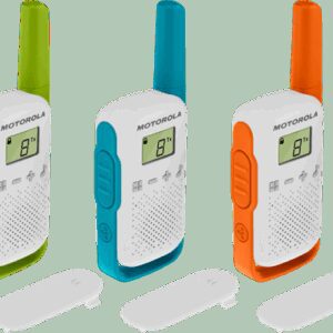 PACK 3 WALKIE TALKIE T42 VERDE/AZUL/NARANJA T42 MOTOROLA 59T42TRIPLEPACK 5031753007515 | P/N: 59T42TRIPLEPACK | Ref. Artículo: 1403884