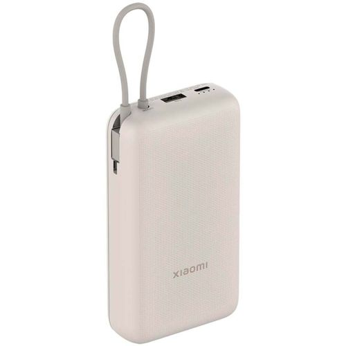 POWERBANK XIAOMI 33W 20000mAh INTEGRATE CABLE TAN - Imagen 4