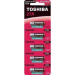 Pack de 5 Pilas 12V Toshiba 27A/ 12V/ Alcalinas 4904530591662 27A-BP-5C TOS-PILA 27A BL5