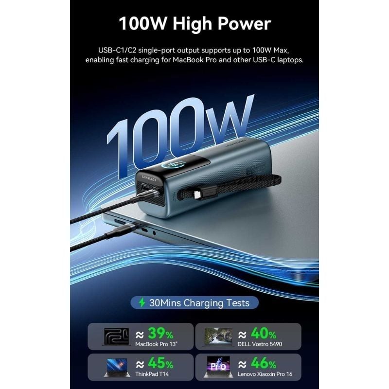 Powerbank 20000mAh Vention FKFH0/ 165W/ Gris - Imagen 3