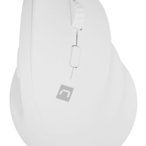 RATON NATEC CRAKE 2 VERTICAL DIESTRO DUAL 2400 DPI BLANCO BLUETOOTH PILAS 5901969445725 NMY-2257