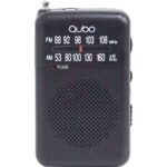 Radio Portátil Qubo R-S1/ con Cable/ a Pilas/ Negra 6944762701208 R-S1 QUB-RADIO R-S1