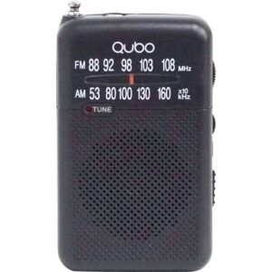 Radio Portátil Qubo R-S1/ con Cable/ a Pilas/ Negra 6944762701208 R-S1 QUB-RADIO R-S1