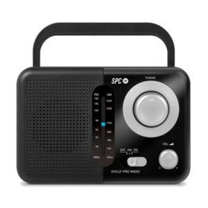 Radio Portátil SPC Valdi/ Negra 8436542858786 4590N SPC-RADIO VALDI
