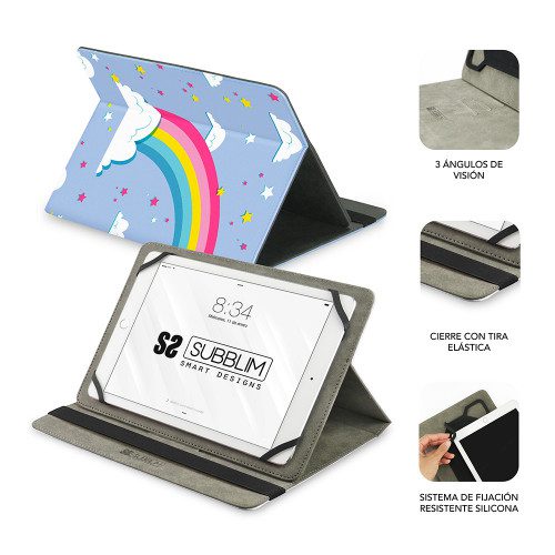 SUBBLIM Funda Tablet Universal TRENDY CASE UNICORN 10.1" - Imagen 2