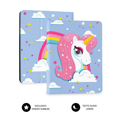 SUBBLIM Funda Tablet Universal TRENDY CASE UNICORN 10.1" - Imagen 3