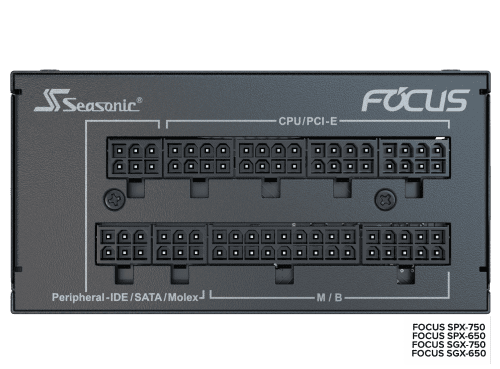 Seasonic FOCUS SGX-750 (2021) unidad de fuente de alimentación 750 W 20+4 pin ATX SFX Negro - Imagen 9