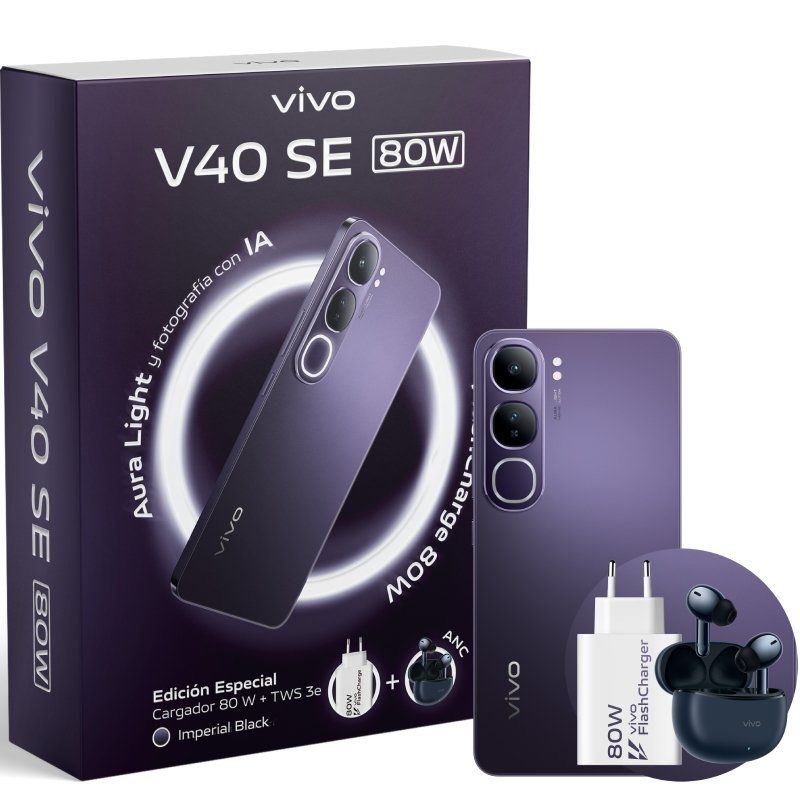 Smartphone Vivo V40 SE 80W 8GB/ 256GB/ 6.67"/ 5G/ Negro - Imagen 5