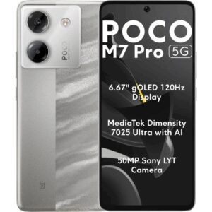 Smartphone Xiaomi POCO M7 Pro 12GB/ 512GB/ 6.67"/ 5G/ Plata 6932554461850 MZB0LO2EU XIA-SP POCO M7P 5G 12-512 SV