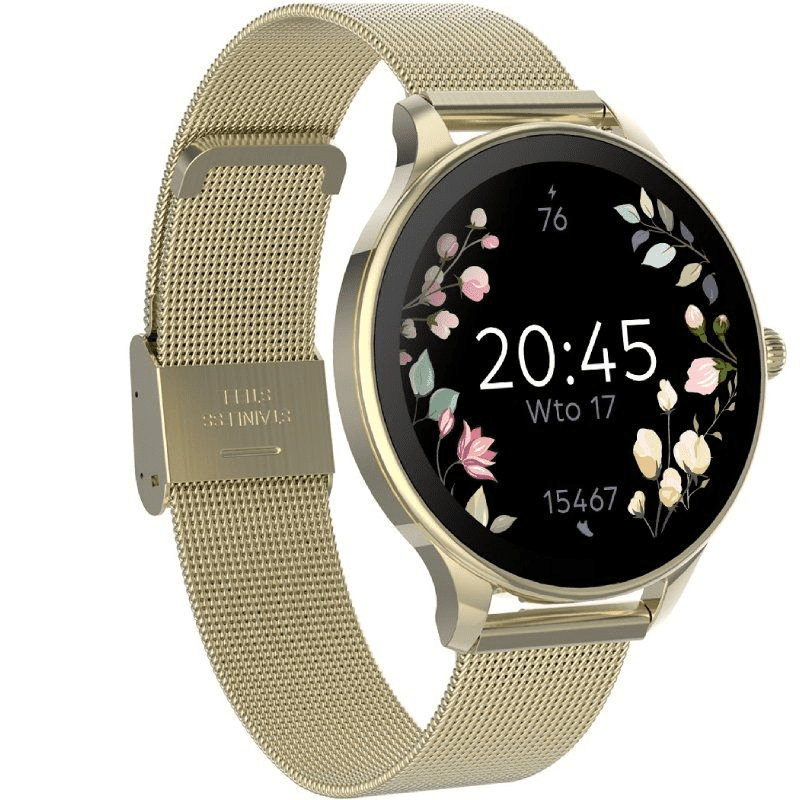 Smartwatch Forever Velora SB-306/ Notificaciones/ Frecuencia Cardíaca/ Oro - Imagen 3