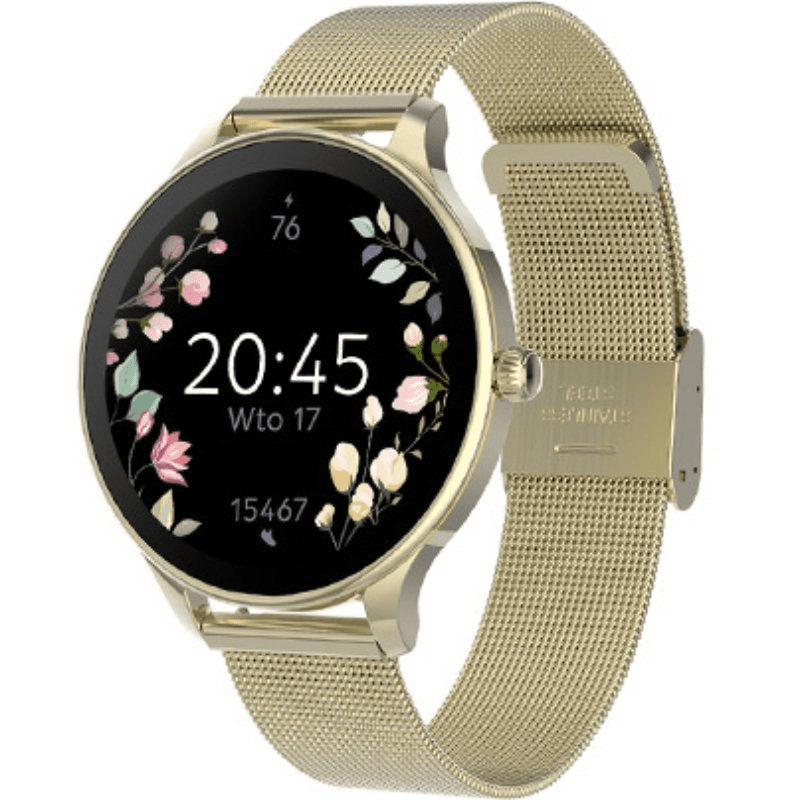 Smartwatch Forever Velora SB-306/ Notificaciones/ Frecuencia Cardíaca/ Oro 5907457735675 GSM180306 FRV-RELOJ VELORA SB-306 GD
