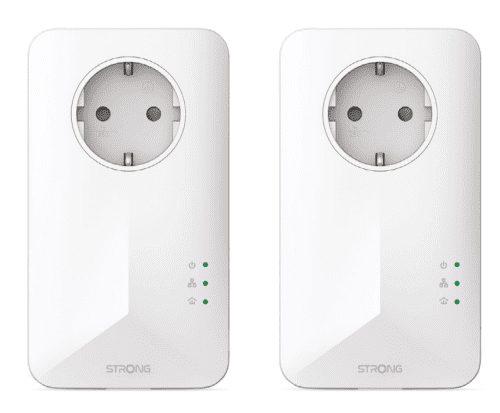 Strong PowerLine 1000 Kit 1000 Mbit/s Ethernet Blanco 2 pieza(s) 9120072375583 | P/N: POWERL1000EUV2 | Ref. Artículo: 1390399