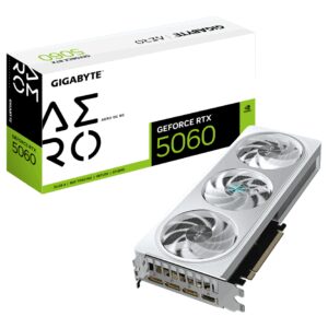 TARJETA GRAFICA GIGABYTE RTX 5060 AERO OC 8GB GDDR7 4719331356415 9VN5060AO-00-G10