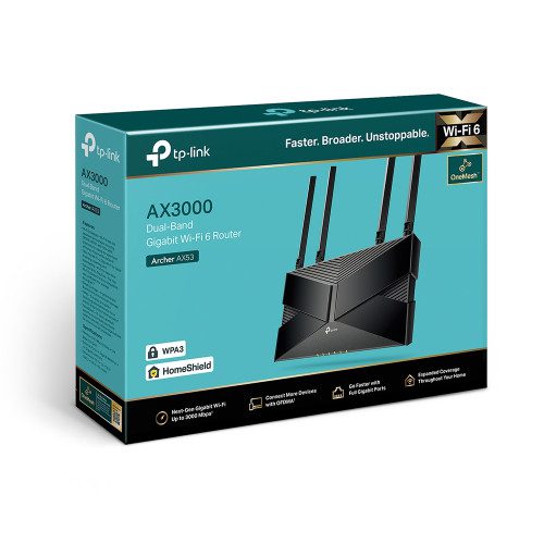 TP-Link Archer AX53 router inalámbrico Gigabit Ethernet Doble banda (2,4 GHz / 5 GHz) Negro - Imagen 4