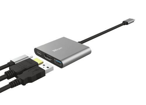 TRUST DALYX 3-IN-1 USB-C ADAPTER - Imagen 3