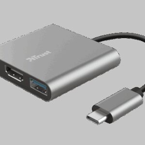 TRUST DALYX 3-IN-1 USB-C ADAPTER 8713439237726 | P/N: 23772 | Ref. Artículo: 1373404