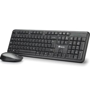 Teclado y Ratón Inalámbricos NGS Harmony Kit 8435430627473 HARMONYKIT NGS-TEC SET HARMONYKIT