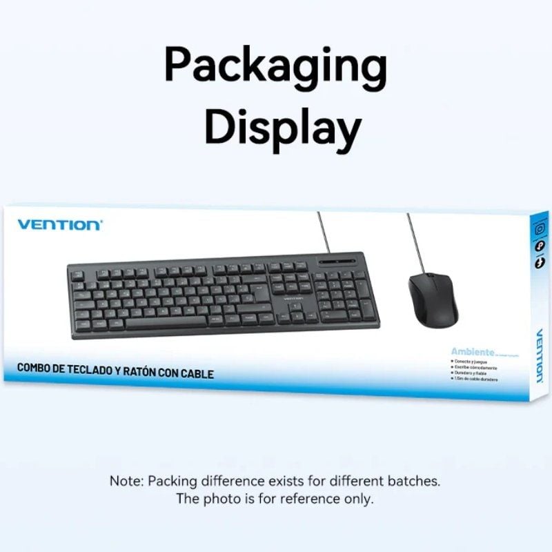Teclado y Ratón Vention Combo KTYBG-ES - Imagen 3