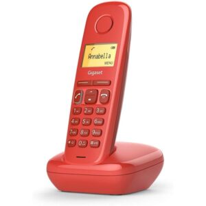 Teléfono Inalámbrico Gigaset A170/ Rojo 4250366853970 S30852-H2802-D206 GIGA-TEL A170 ROJO