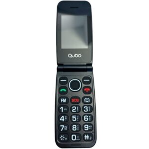 Teléfono Móvil Qubo NEONW-BK 4G para Personas Mayores/ Negro 6944762701581 NEONWBK 4G QUB-TEL NEONW 4G BK