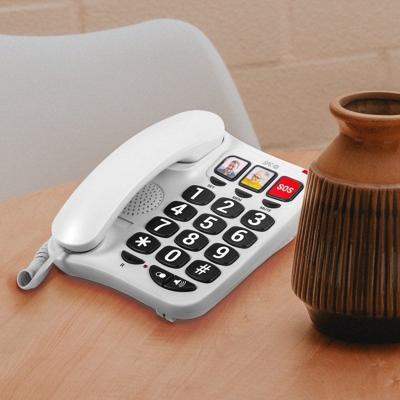 Teléfono SPC Confort Numbers 2/ Blanco - Imagen 4