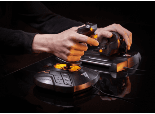 Thrustmaster T-16000M FCS Hotas Negro, Naranja USB Palanca de mando Analógico/Digital MAC, PC - Imagen 5