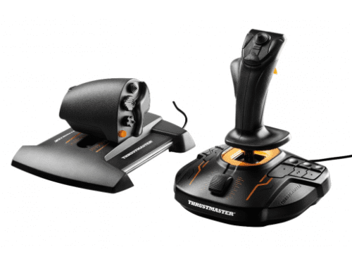 Thrustmaster T-16000M FCS Hotas Negro, Naranja USB Palanca de mando Analógico/Digital MAC, PC - Imagen 6