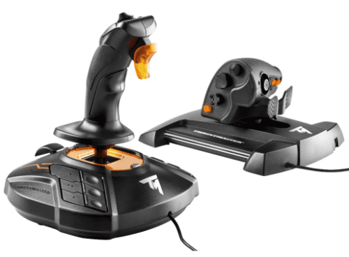Thrustmaster T-16000M FCS Hotas Negro, Naranja USB Palanca de mando Analógico/Digital MAC, PC - Imagen 9