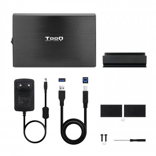 TooQ TQE-3531B caja para disco duro externo 3.5" Caja de disco duro (HDD) Negro - Imagen 6