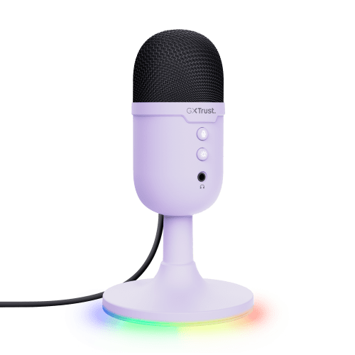 Trust GXT 234P Yunix Púrpura Micrófono de superficie para mesa - Imagen 2