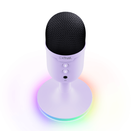 Trust GXT 234P Yunix Púrpura Micrófono de superficie para mesa - Imagen 4